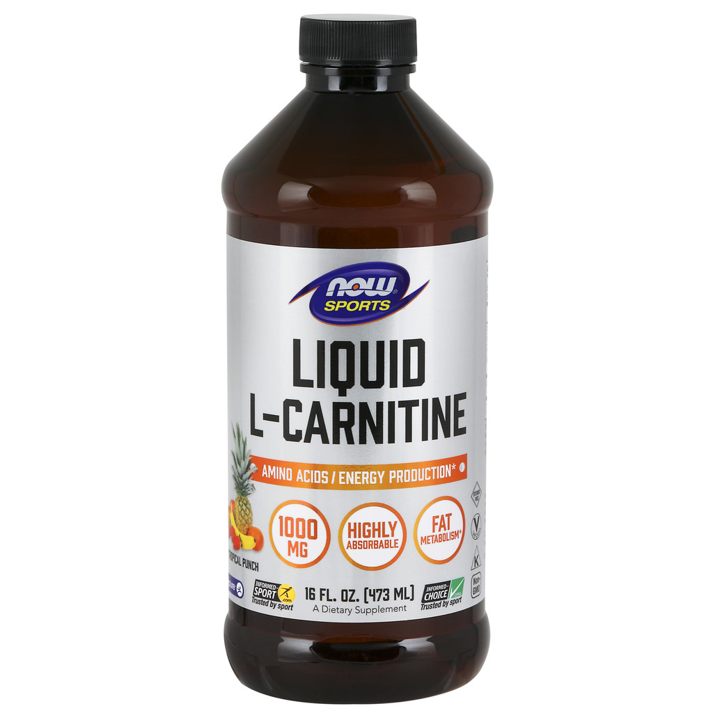 NOW L-Carnitine Liquid, Tropical Punch