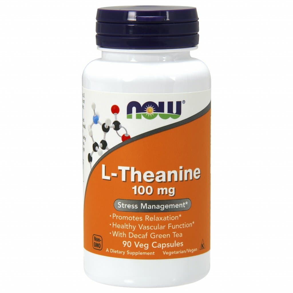 NOW L-Theanine 100 mg vegan